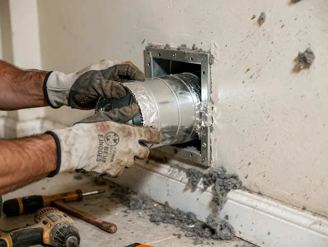 Professional dryer vent repair and installation by Signal Hill Dryer Vent Cleaning in Signal Hill