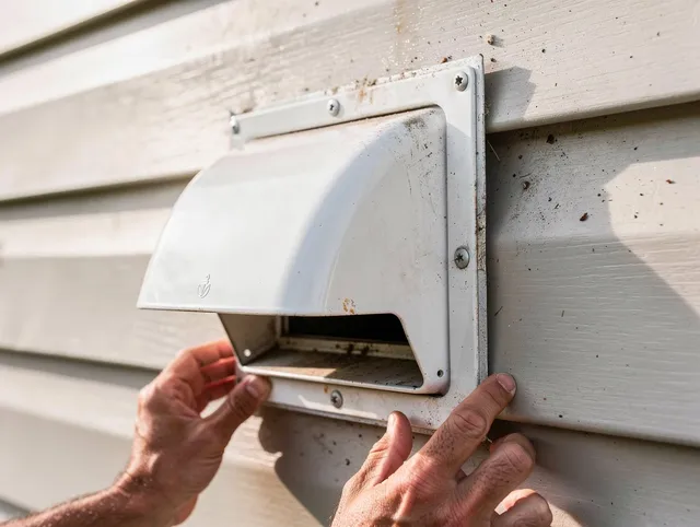 Signal Hill Dryer Vent Cleaning technician delivering thorough residential dryer vent cleaning service in Signal Hill